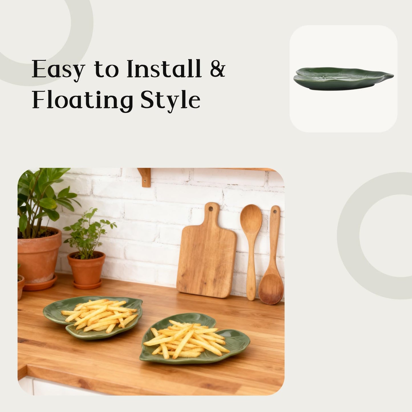 Leaf Spoon Rest, Leaf-shaped Ceramic Spoon Rest for Stove Top, Heat-resistant Kitchen Utensil Holder, Decorative Cookware Accessory