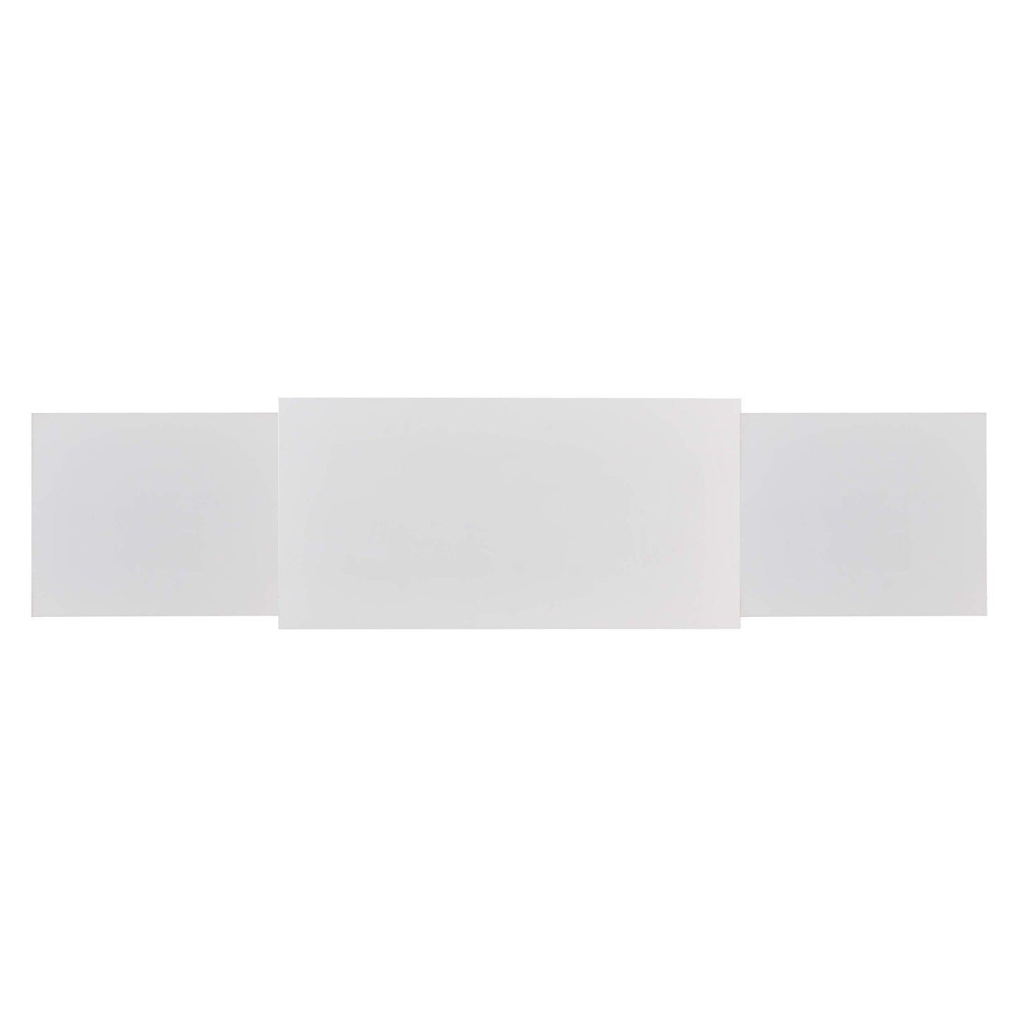 SEI Furniture Gallatin Faux Stone Electric Fireplace with Bookcases, New White