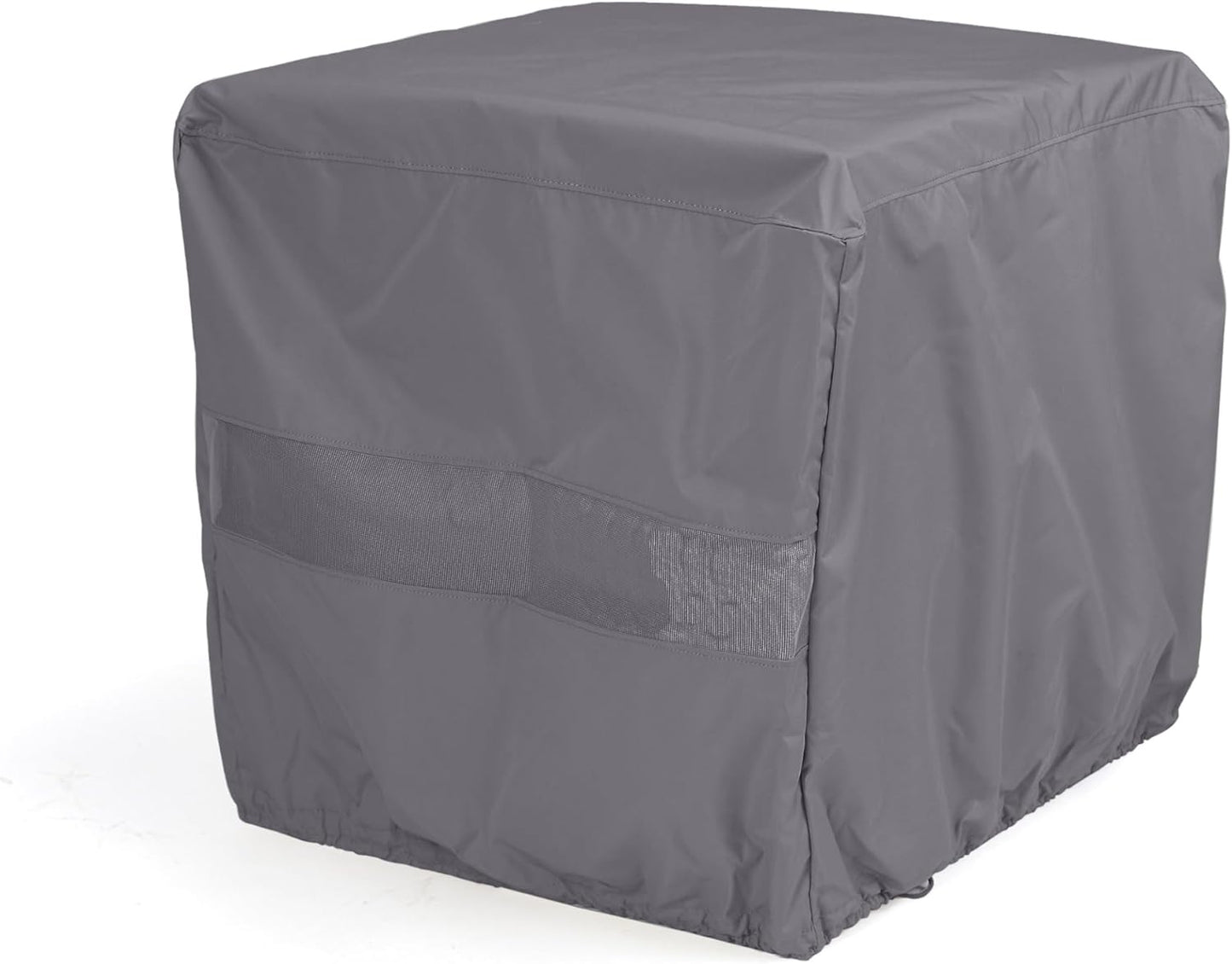 300D 18W 18D 18H, Covermates Elite Square Patio Accent Table Cover Elite Polyester, Water-Resistant, Drawcord Hem, Mesh