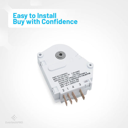 Refrigerator Defrost Timer Replacement for 215846602 5304457327 5300628518 00624728 00626234