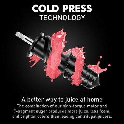 Cold Press Juicer, SiFENE Slow Masticating Juicer Machines for Fruit & Vegetable, Juice Yield Maker Extractor with Dual Mouth Quiet Motor & Anti-Clog System, Easy to Clean, Gray, JS3209