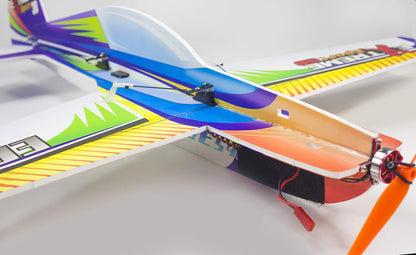 Viloga RC Plane Kit - 710mm Xtreme Sports PP Foam Airplane Model for Adults, 3D Aerobatic Outdoor Flying (KIT+Motor+Servos+6CH Receive RX445(FRSKY D16))