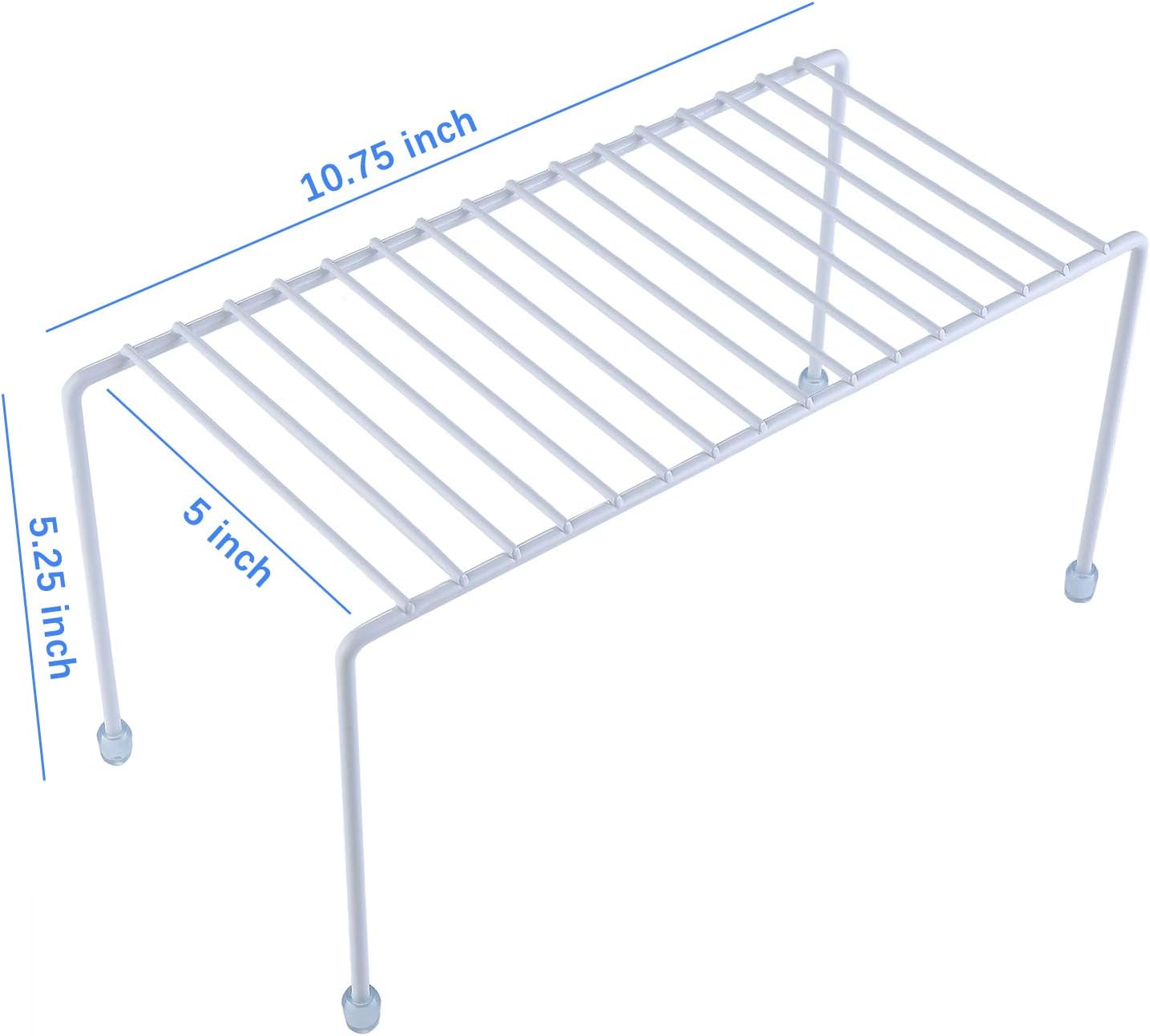 yaenoei White,Set 2 Kitchen Shelves, Cabinet Organization Mini Storage Shelf