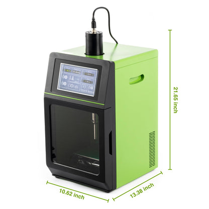 U.S. Solid 1200W Ultrasonic Homogenizer with Electric Lift & LED Light, 50-1500ml Lab Sonicator Cell Disruptor, Smart Touch Screen Mixer for Nano-Dispersion, Extraction, Disruption & Emulsification