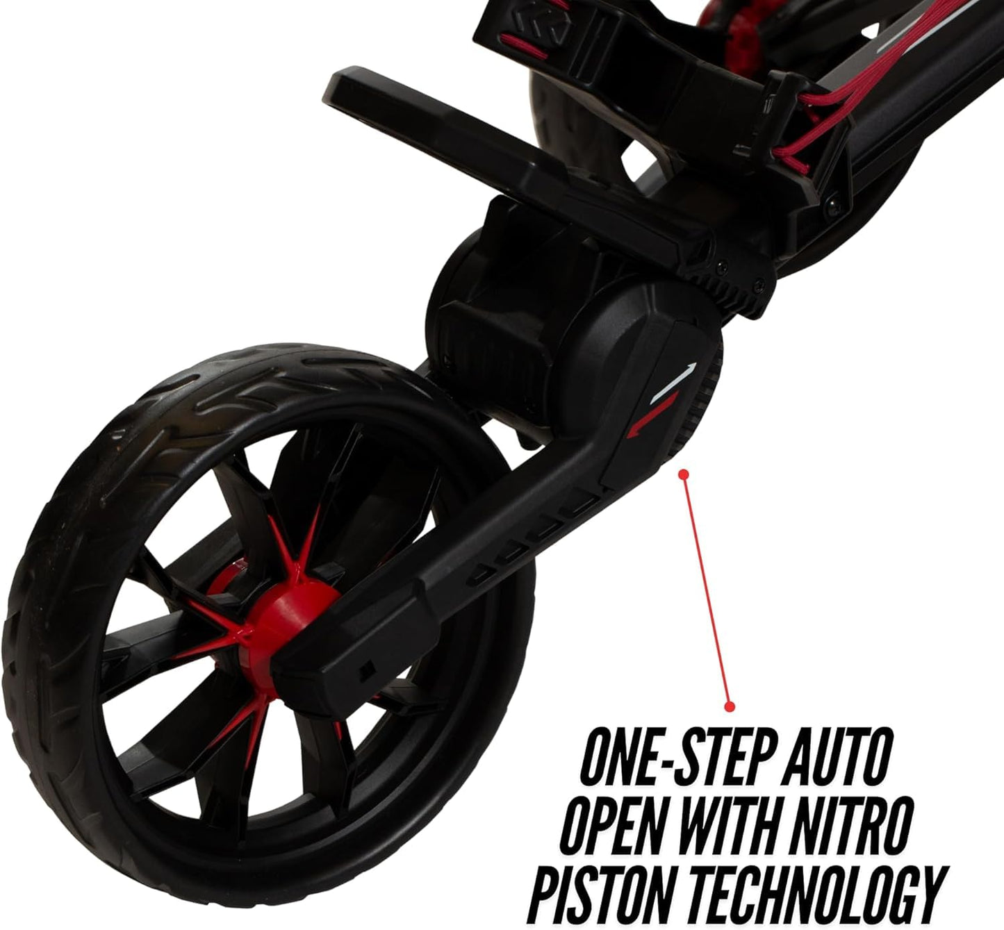 Bag Boy Nitron Golf Push Cart, Graphite/Charcoal