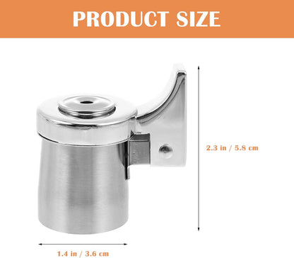 Hemoton 2pcs Beep Replacement Mouth Whistling Kettle Parts, Stainless Steel Whistle Kettle Spout Chain Cleaner