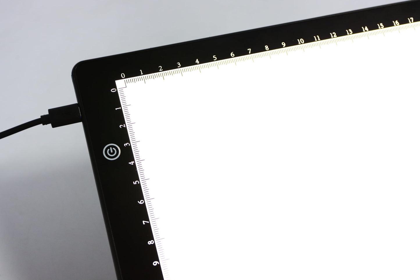 A4 LED Tracing Light Box丨Light Pad - Copy Board with Full-Edge Ruler Frame丨3 Adjustable LED, Premium Acrylic for Art, Drawing, Sketch, Animation, Design, Tattoo, Diamond Painting, X-ray Viewing