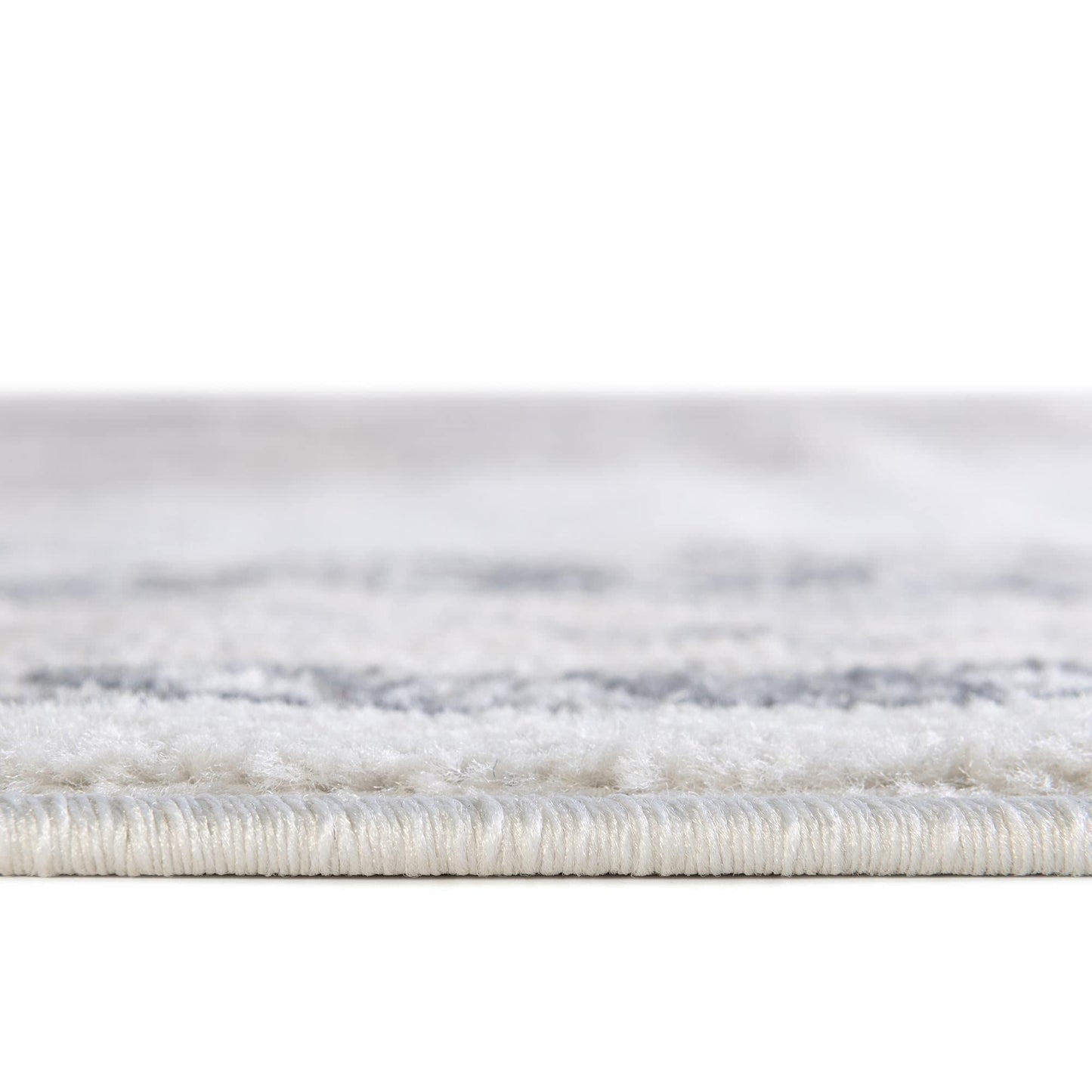 Unique Loom Parker Collection Area Rug - Merakli (10' x 14' Rectangle, Ivory/ Black)