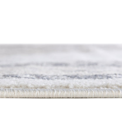 Unique Loom Parker Collection Area Rug - Merakli (10' x 14' Rectangle, Ivory/ Black)