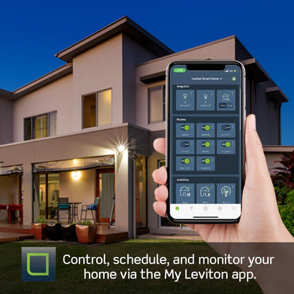 Leviton Decora Smart Dimmer Switch, Wi-Fi 2nd Gen, Neutral Wire Required, Works with Matter, My Leviton, Alexa, Google Assistant, Apple Home/Siri & Wired or Wire-Free 3-Way, D26HD-2RW, White