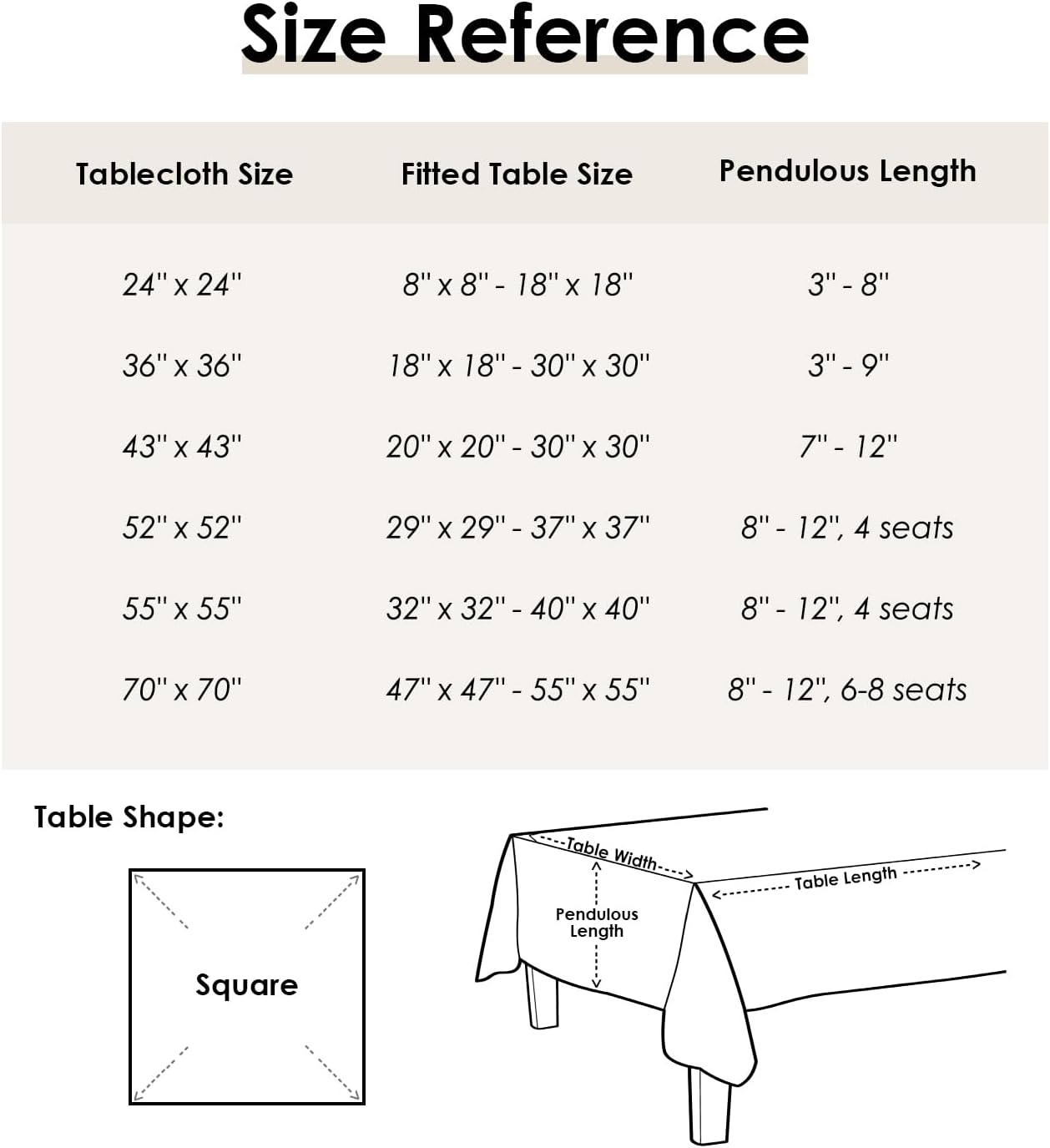24 24 Inch Faux Linen Small Square Tablecloth Flaxen Textured Farmhouse Fabric Table Cloth Heavy Duty Wrinkle Resistant