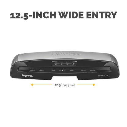 Fellowes Saturn3i 12.5 Inch Laminator + 100 Pack 3mil, Letter Size Thermal Laminating Pouches