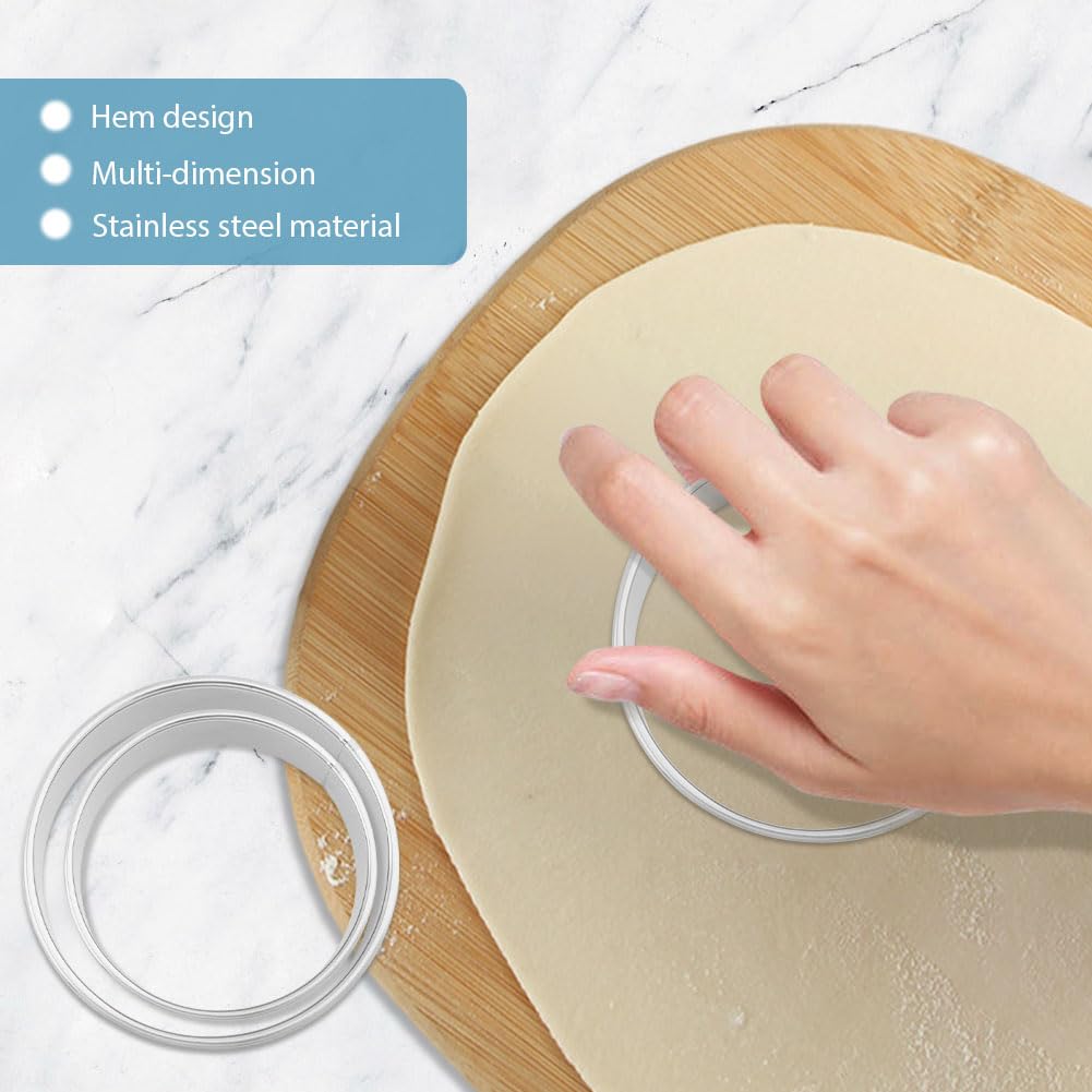 Empanada Maker Press, Dumpling Making Tools, Dumplings Maker Set with Dough Cutter, Empanadas Press Mold, Dumpling Mold Machine Making Dumplings Easier