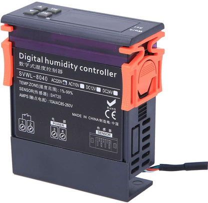 Fafeicy 220V Digital Air Humidity Control Controller, WH8040 Range 1%-99%RH, All-Purpose Digital Tool