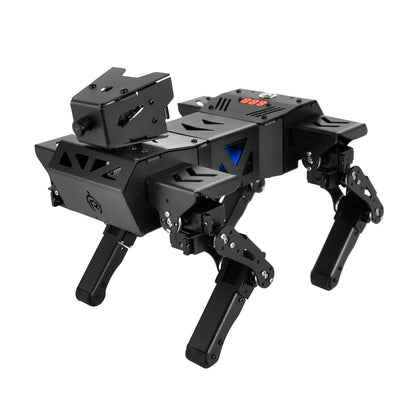 XiaoR Geek Smart Robot Dog Kit, 12 DOF Programmable Bionic Metal Learning Kit, Open Source ESP32 Educational Project for Adults, Wireless App Control(Basic Kit)