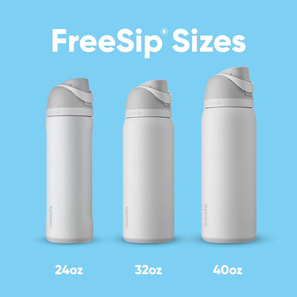 Owala FreeSip 40 Oz Insulated Stainless Steel Water Bottle with Straw, BPA-Free, Camo Cool