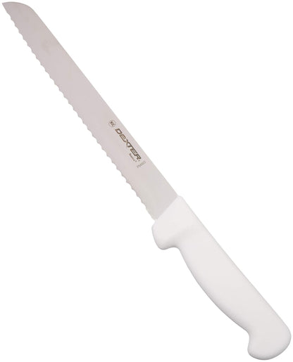 Dexter Outdoors 8" Scalloped Bread Knife, White