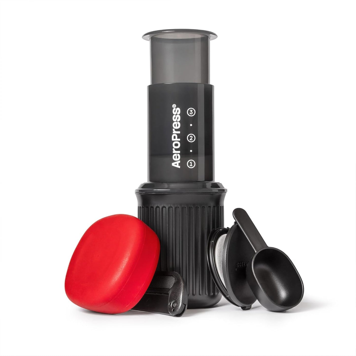 2 AeroPress Go, Extra Small Portable Coffee Maker Kit, Travel, Hiking & Camping, All-in-One French Press, Pour-Over