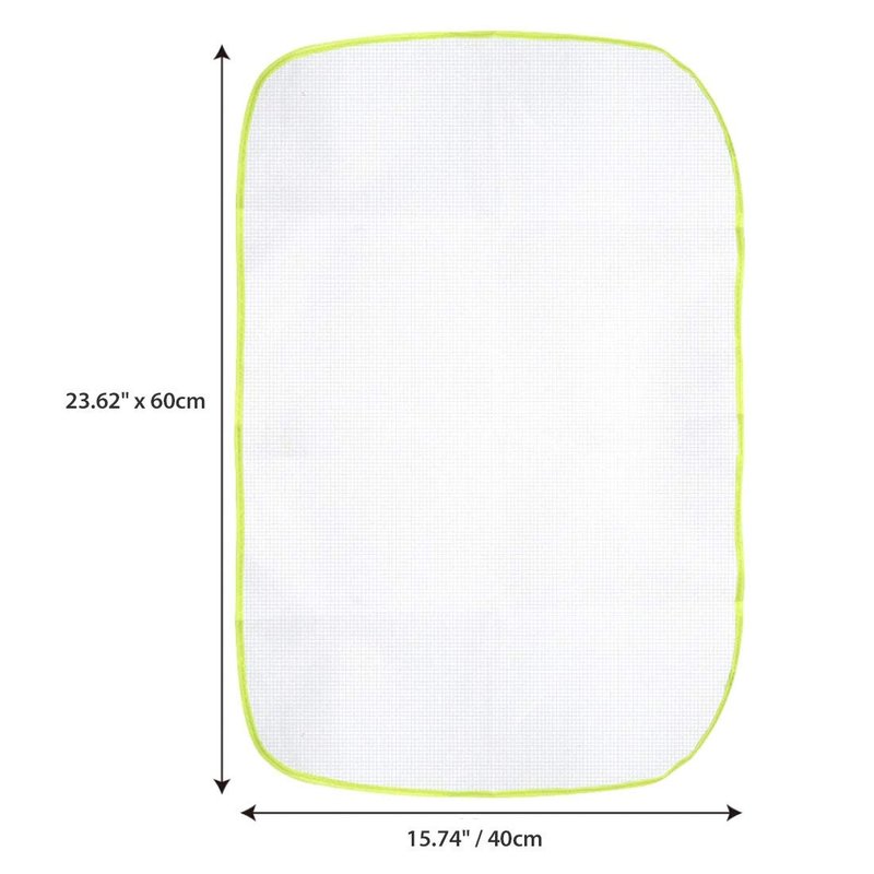 2 Pack High Temperature Resistance Protective Ironing Pressing Pad-Protective Scorch Saving Mesh (Large 23.62" x 15.74")
