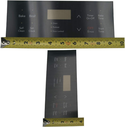 Supplying Demand 316419145 4582995 Range Black 10 Button Clock Overlay Replacement