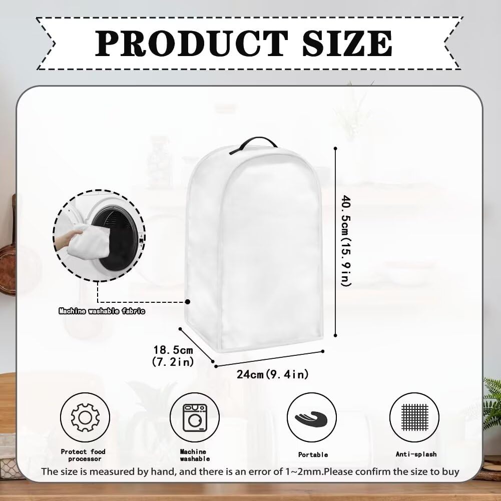 Daisy Butterfly 2 Slice Toaster Covers, Dust Protection for Bread Toaster, Machine Washable Blender Cover