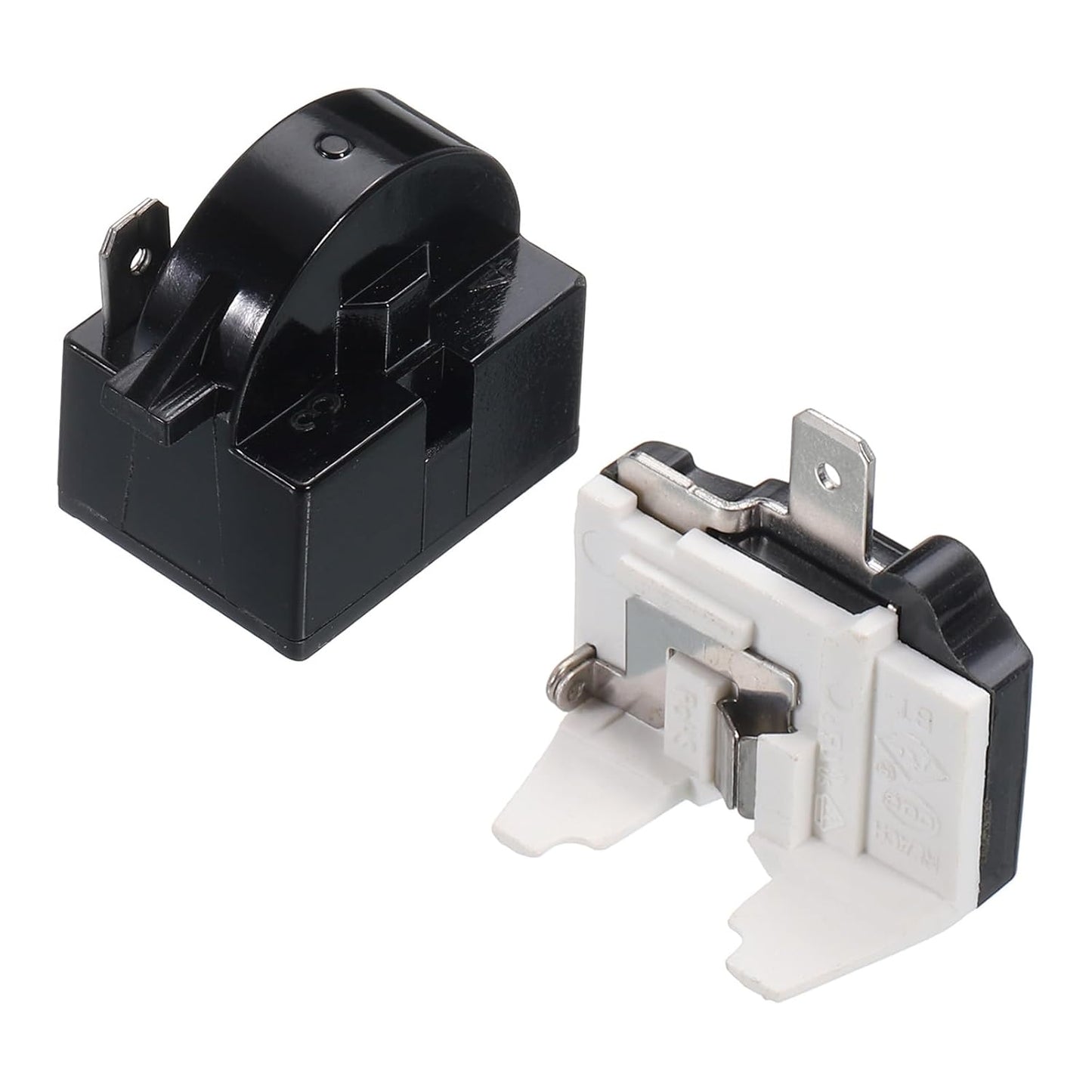 MECCANIXITY 4pcs Refrigerators PTC Starter Relay 1 Pin 4.7 Ohm Overload Protector for 1/2HP Fridges Beverage Freezers