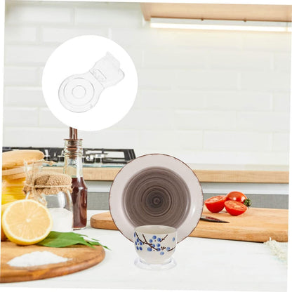 Alipis 2pcs Acrylic Plate Display Stand, China Dish Shape