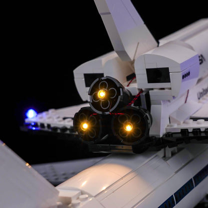 Brickshining LED Lighting Compatible with Lego Shuttle Carrier Aircraft 10360，Light Kit Compatible with Lego 10360, NOT Included The Model Set - JUST Lights
