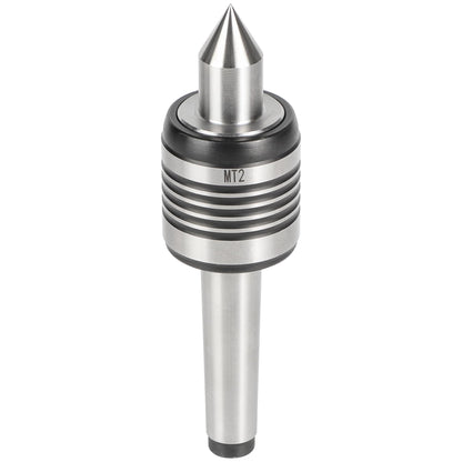TSMIMTS MT2 Morse Taper Live Center - High Precision Hardened Steel Bearing, Rotating Head for Lathe Tailstock, Metalworking & Wood Turning Accessories