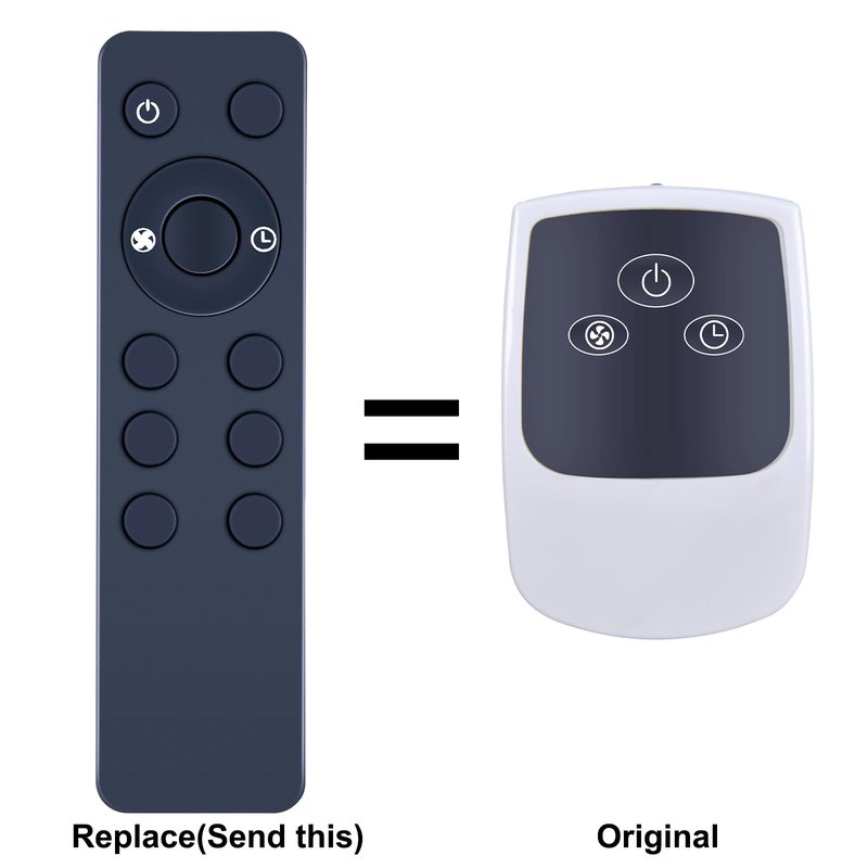 Replacement Fan Remote Control Compatible with Lasko 2033654B 2033654 1843 1844 2546 3540 3542 S18625 S18924 1646 1850 1854 1880 1885 2740 2744 3440 A20561 A20700 Cyclone Pedestal Upright Fan