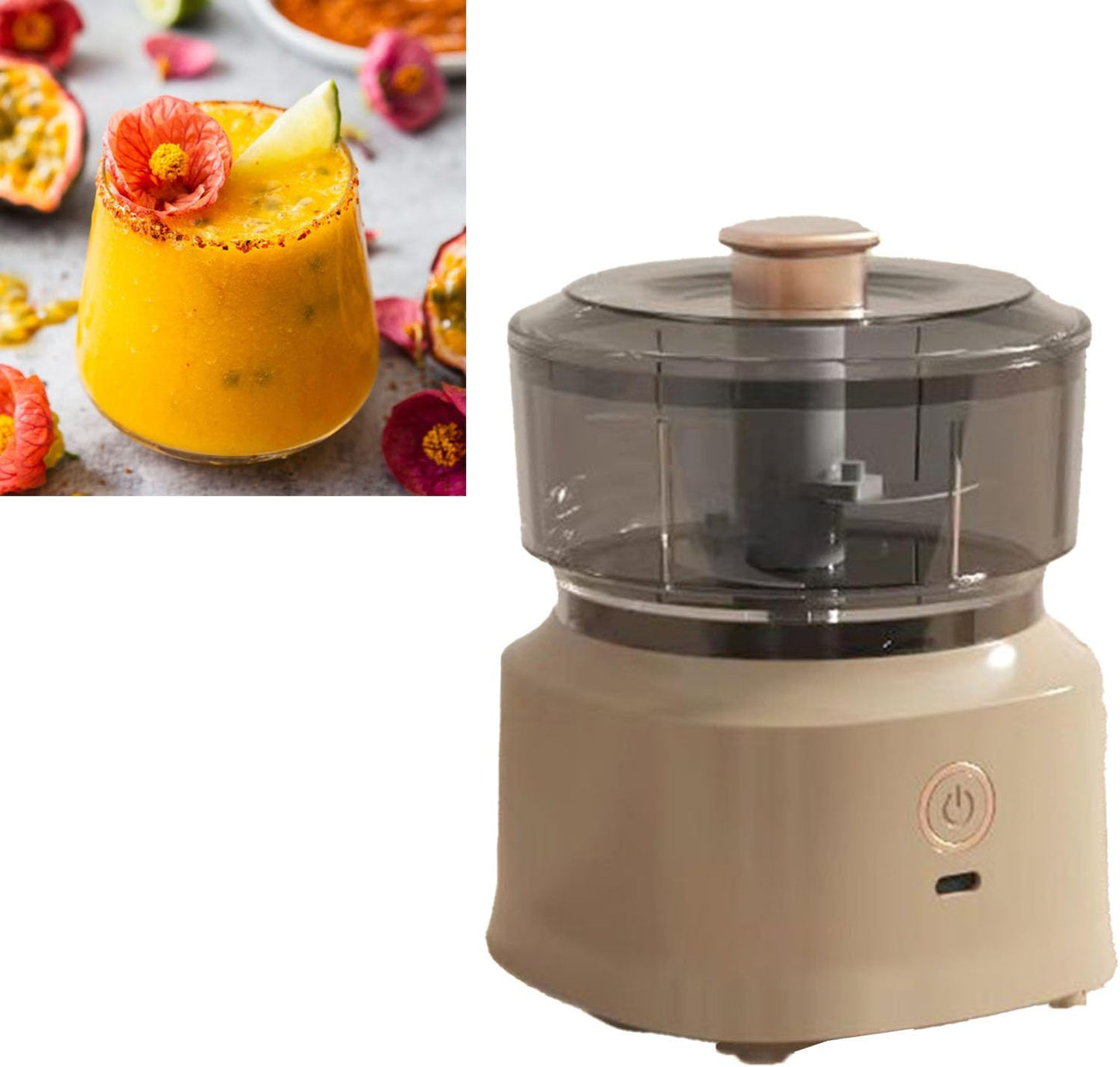 YUYTE Food Processors Meat Grinder - Electric Food Chopper, Multifunctional Stainless Steel Blades for Baby Food, Meat