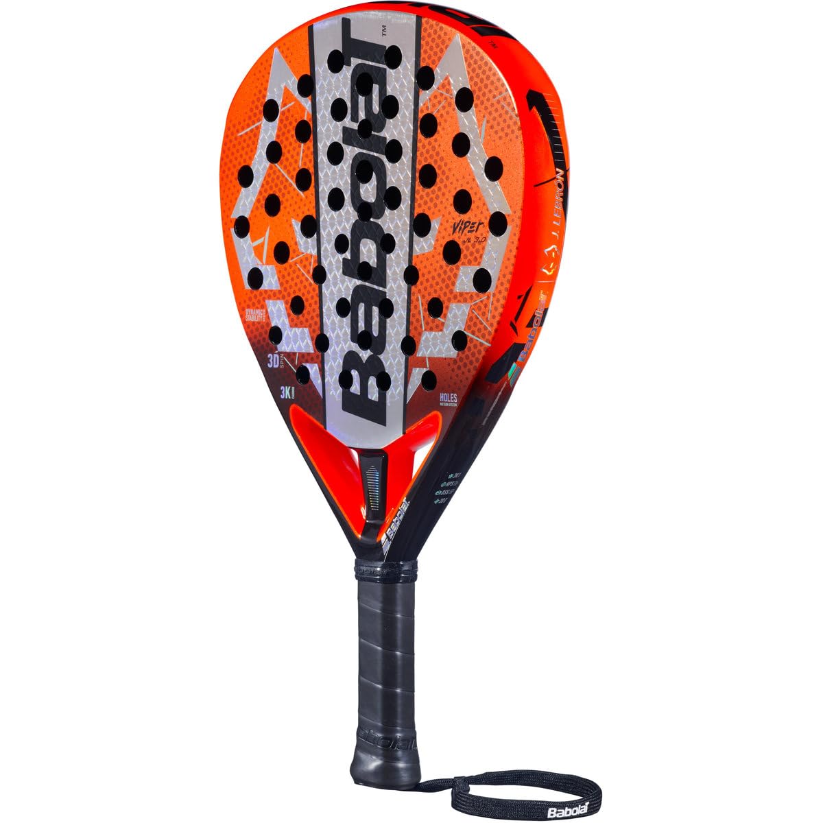 Babolat Viper Juan Lebron 3.0 Padel Racket (Orange/Black)