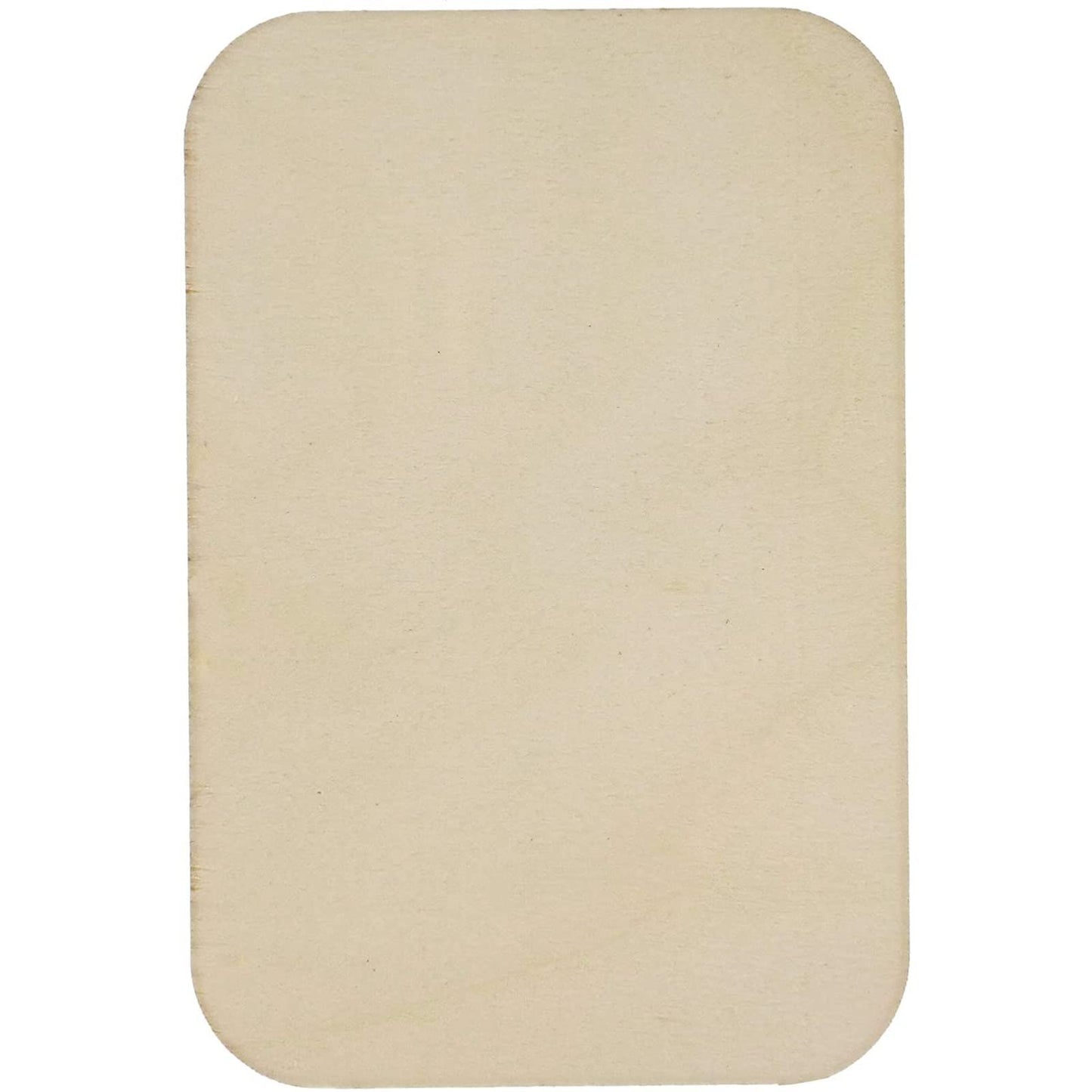 Bright Creations 60 Pack Unfinished Wood Cutouts for Crafts, Rectangle Wooden Slices for DIY Projects (2 x 3 in) - Wood Pieces for Crafts
