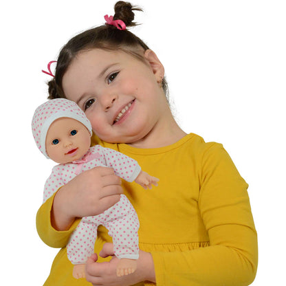 11 inch Soft Body Boy Baby Doll in Gift Box - Doll Pacifier Included -Toy Dolls for Boys and Toddlers (Caucasian)