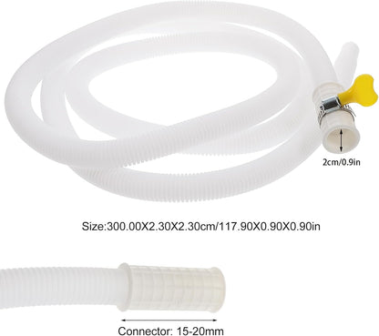 Portable Air Conditioner Drain Hose, Extension Drain Hose for Washing Machine, Washer Water Inlet Hose Tube