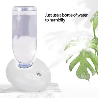 Mini Humidifier, Cool Mist Humidifier Essential Oil Diffuser, Portable USB Plug Water Bottle Humidifier for Travel