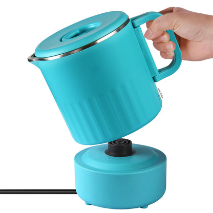 0.8L Foldable Small Electric Kettle 304 Stainless Steel, Collapsible Portable Travel Electric Kettle, Mini Hot Water Boiler Heater for Business Trip, Camping, Travel, Office