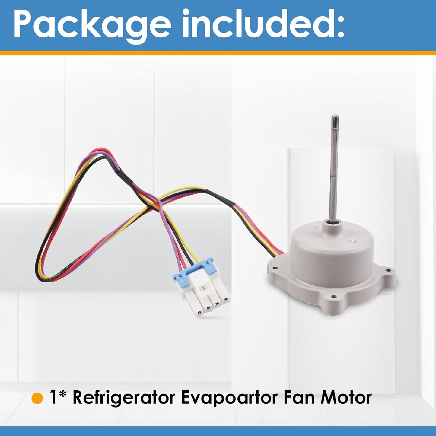 EAU65058313 Evaporator Fan Motor, Compatible with LG Kenmore Freezer, Replace OE# EAU63103001 AP7178307