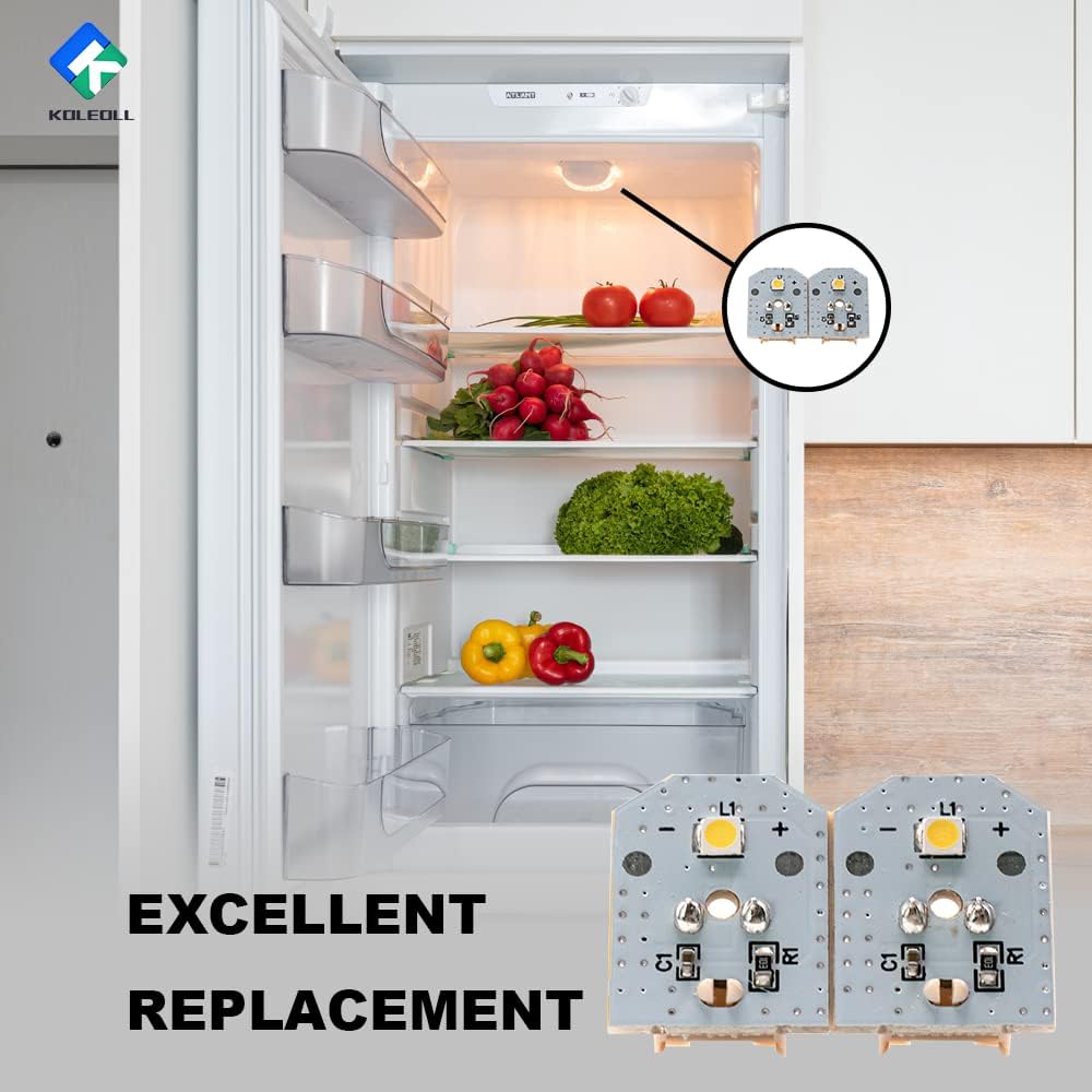 WR55X11132 WR55X25754 WR55X26486 Refrigerator LED Light Compatible with GE Refrigerator (2-Pack)