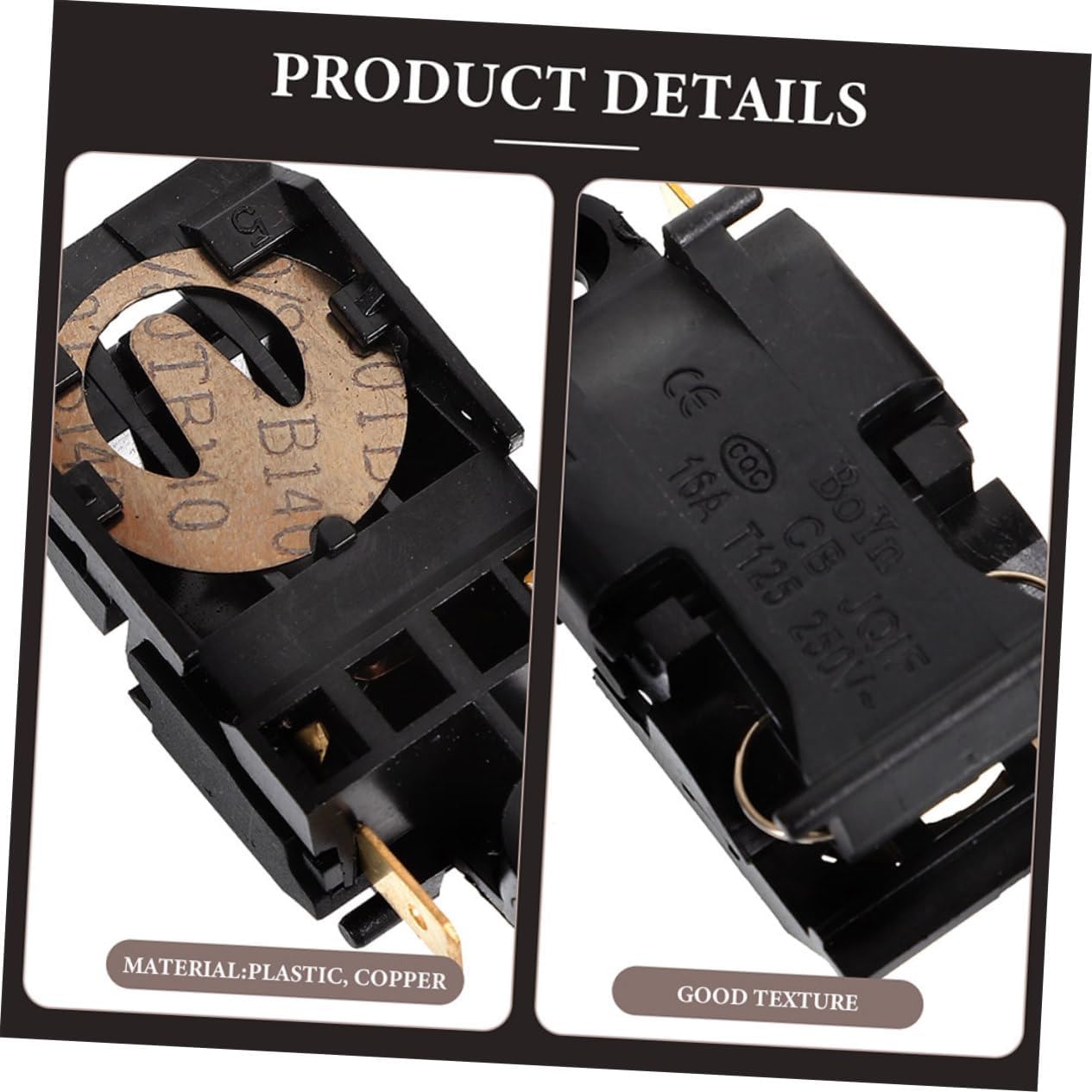 10pcs Electric Kettle Switch Thermostat: Temperature Control for Electric Kettle, Thermal for Oven, Copper Heat