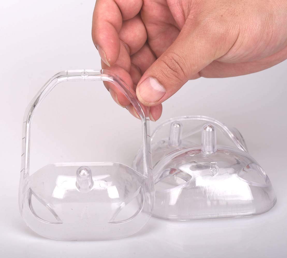 RIMOL Beard Shaper Goatee Mustache Grooming Tool Face Hair Styling Template for Man - Transparent - 5 PCS/Set (Transparent)