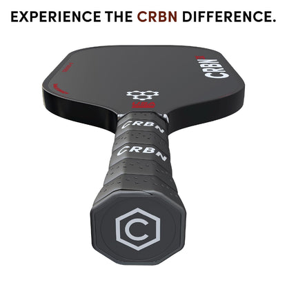CRBN Pickleball – X Series Power Paddle (3X, 16mm) + Pro Team Tour Paddle Bag with Zip-Off Sling – Carbon Fiber Paddle & Multi-Pocket Gear Bag - Virtual Bundle