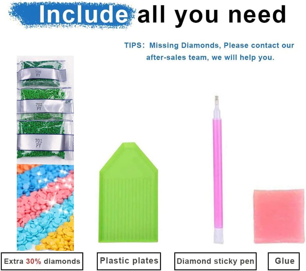 EIBEILI Diamond Art Kits for Adults - 3 Pack Magic Castle 5D Diamond Painting Kits for Beginner,DIY Magic Hat Gem Art Full Drill Diamond Dots Crystal Craft Kits for Home Wall Decor Gifts 12x16inch