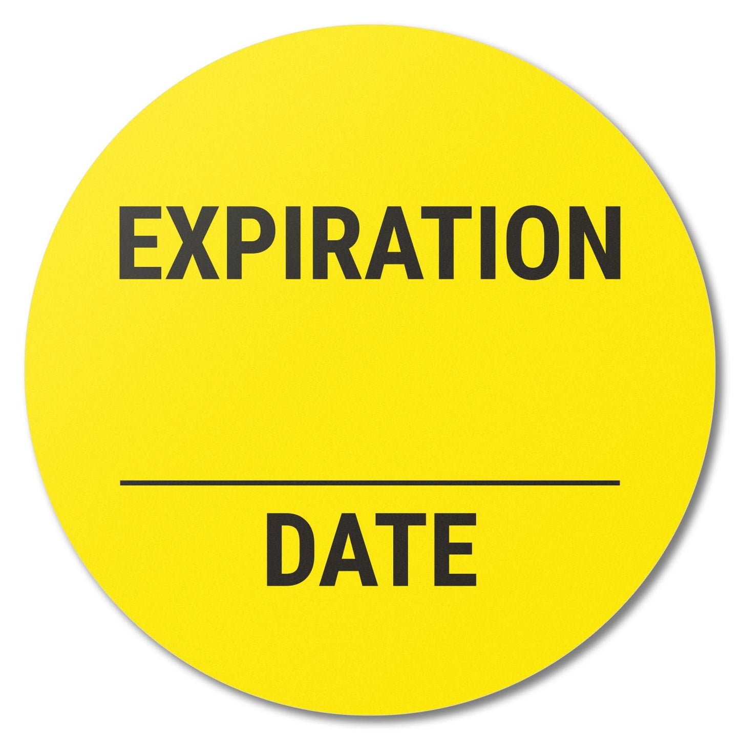 300 Count - Expiration Date Stickers, 1.5 inch Circle Dot Small Blank Food Date Labels for Food Containers/Freezer Storage/Restaurants/FoodSaver/Service Prep
