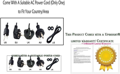 UpBright 29V AC/DC Adapter for Babyletto 11288 M11288 M11288PGEW Kiwi Recliner Swivel Glider, 1.8A Power Supply