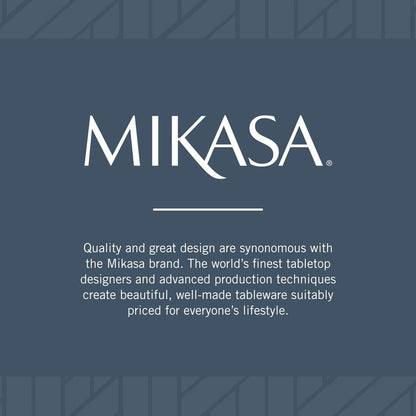Mikasa Delray 40-Piece Bone China Dinnerware Set, White Round Dishes for 8 - Dinner Plates, Salad Plates, Cereal Bowls, Fruit Bowls and Mugs