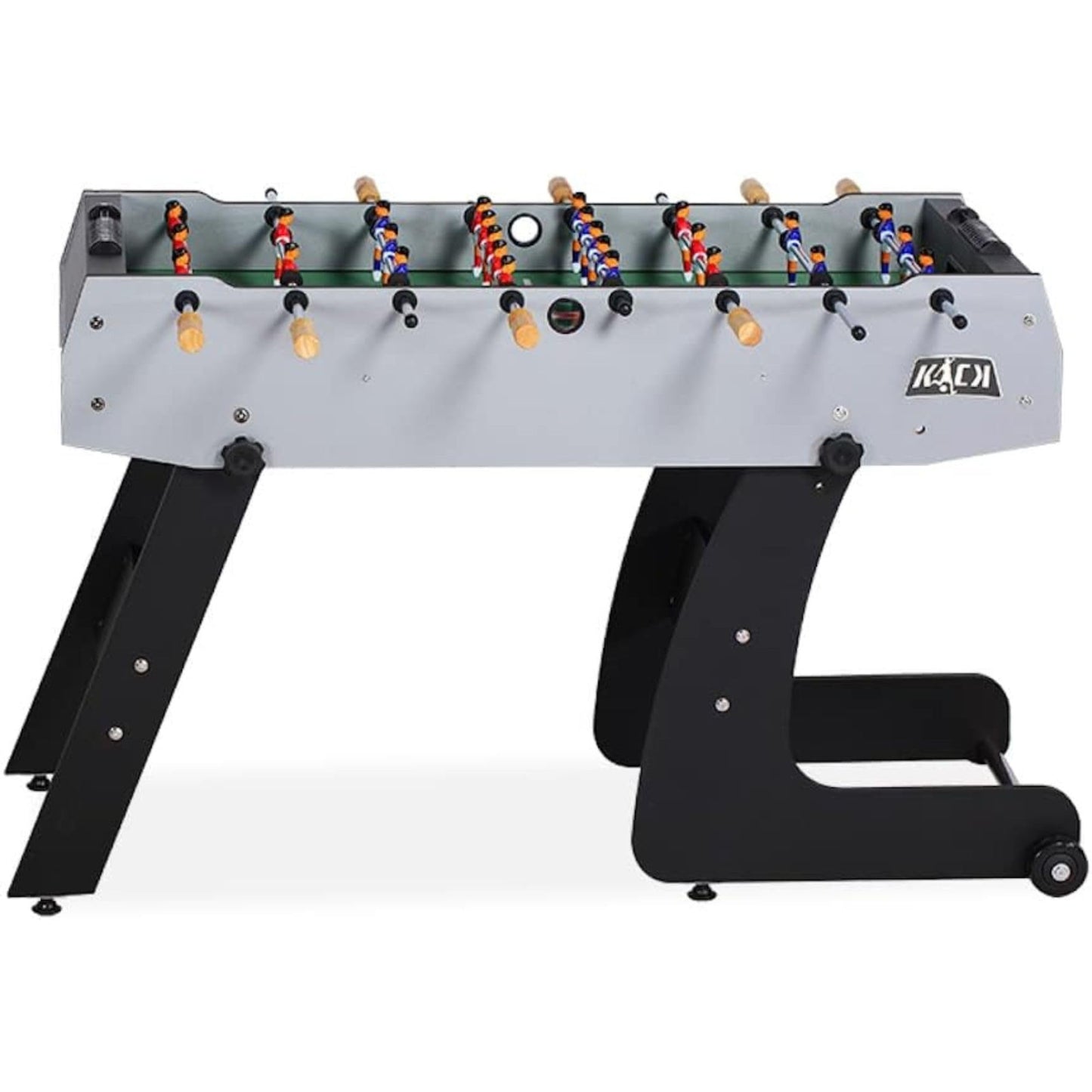 KICK Monarch 48" Folding Foosball Table (Gray) – Compact Indoor Game Table