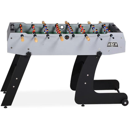 KICK Monarch 48" Folding Foosball Table (Gray) – Compact Indoor Game Table