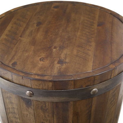 Uttermost Ceylon - 24 inch Wine Barrel Accent Table