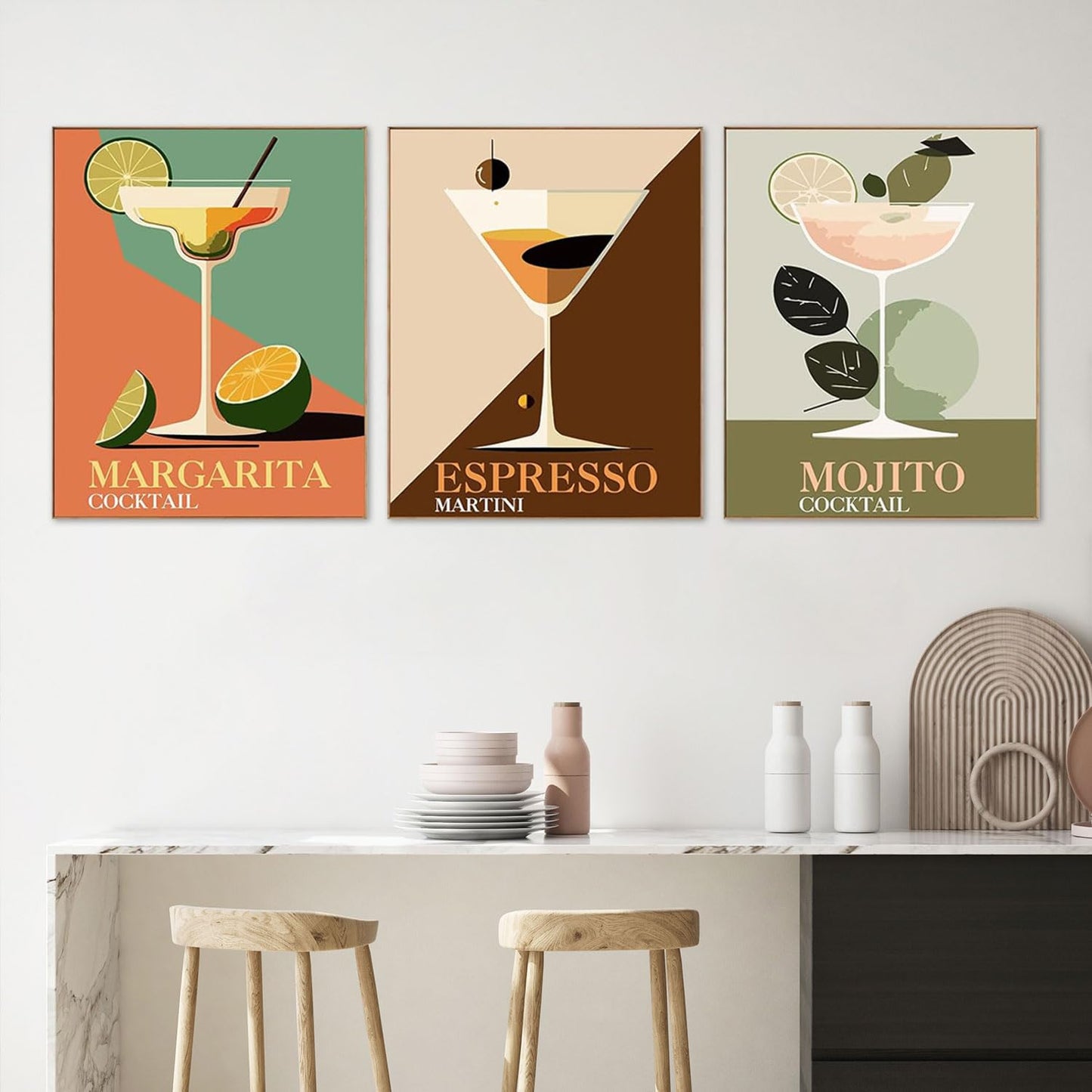 EIBEILI 6 Pack Diamond Painting Kits for Adults, Wine 5D Diamond Art Kits for Beginner Cocktail DIY Full Drill Diamond Dots Crystal Craft Kits for Home Wall Decor Gifts(6 Pack/12X16 Inch)